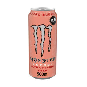 Monster Ultra Peachy Keen 500ml PM £1.65 x 12