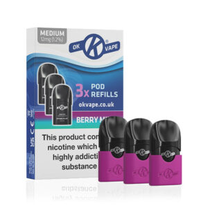 OK Vape Pod Refills Berry Mint 12mg - 3 Pack