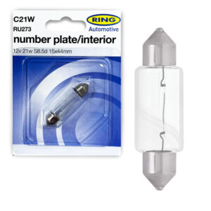 Ring C21W Festoon Bulb - Interior, Number Plate and Position RU273