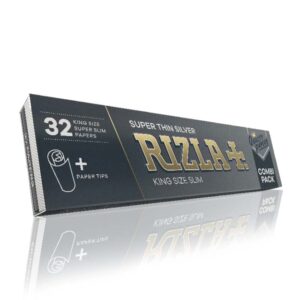Rizla Combi Rolling Papers & Tips Silver x 24