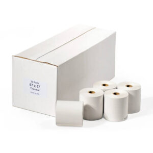 Thermal Rolls 57mm x 57mm - 20 rolls per box
