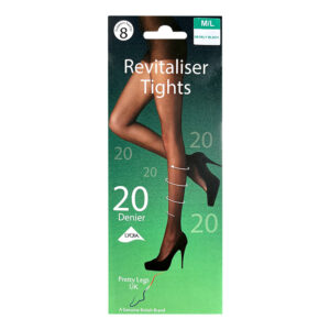 Pretty Legs Revitaliser Tights Nearly Black (20 Denier) Medium/Large x 6