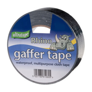 Rhino Cloth Tape Black 10 metre x 50mm