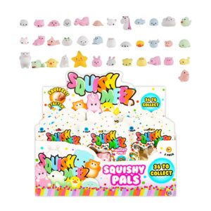 Squish Meez Squishy Pals in display of 36