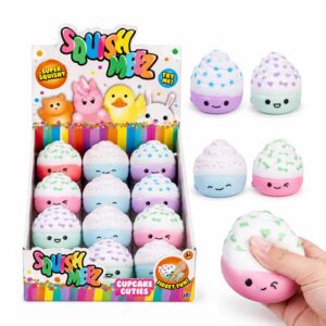 Squish Meez Cupcake Cuties in display of 12