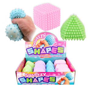 Squeezy Shapes in display of 12