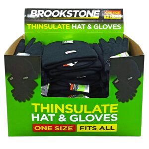 Brookstone Thinsulate Hats & Gloves in display of 36