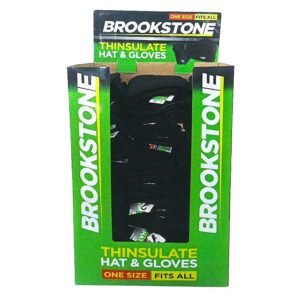 Brookstone Thinsulate Hats & Gloves in floor display of 96