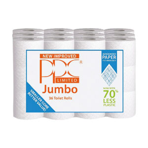 Toilet Tissues Jumbo Pack 36 Rolls 2 ply 18.6 metre