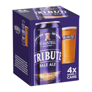 Tribute Cornish Pale Ale Can 4 Pack 4.2% vol 500ml x 6