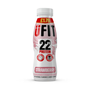 UFIT Strawberry Protein Shake 310ml PM £1.79 0% Vat x 8