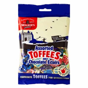 Walkers Assorted Toffees & Eclairs 150g x 12