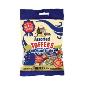 Walkers Assorted Toffees & Eclairs 150g x 12