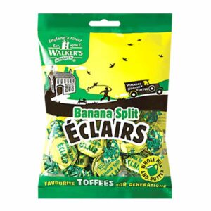 Walkers Banana Split Eclairs 150g x 12