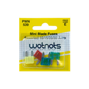 Wotnot Mini Blade Fuses 10, 15 ,20, 30 amp x 5