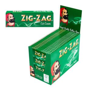 Zig-Zag Regular Papers Green in a display of 100