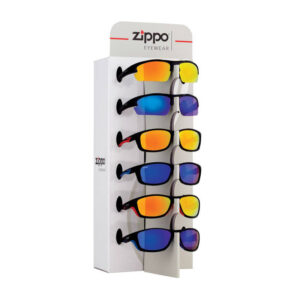 Zippo Sport Sunglasses & Pouch display of 6