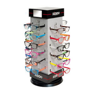 Zippo Reading Glasses, Pouches & Display Stand of 24