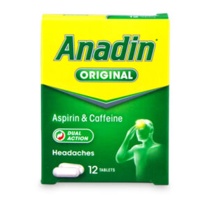 Anadin Original Aspirin & Caffeine Tablets 16s x 12