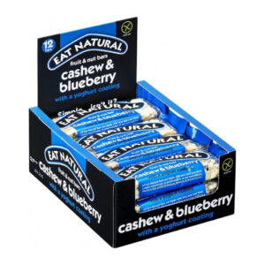 12 x Eat Natural Cashew & Blueberry Bars 40g