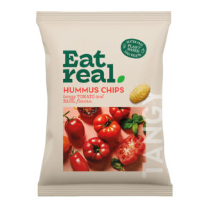 Eat Real Share Hummus Chips Tomato Basil 110g - 0% vat x 10
