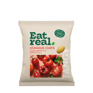 Eat Real Grab Bag Hummus Chips Tomato Basil 45g - 0% vat x 18