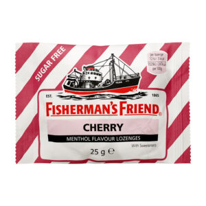Fisherman's Friend Cherry Sugar Free in display of 24