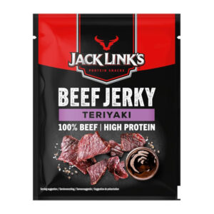 Jack Links Teriyaki Beef Jerky 25g - 0% vat Clip Strip x 12