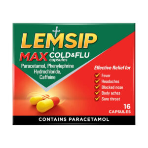 Lemsip Max Cold & Flu Capsules 16's x 6