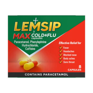 Lemsip Max Cold & Flu Capsules 8's x 6
