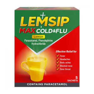 Lemsip Max Cold & Flu Lemon Sachets 5's x 6