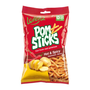 Lorenz Pomsticks Hot & Spicy 85g x 14