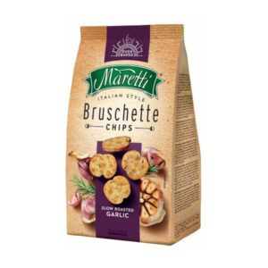 Maretti Bruschette Roasted Garlic 70g - 0% vat in display of 21