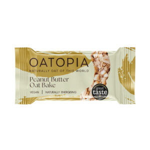 Oatopia Peanut Butter Oat Bake 60g - 0% vat in display of 15