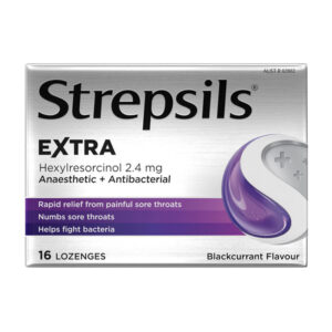Strepsils Extra Triple Action Blackcurrant 24's x 12