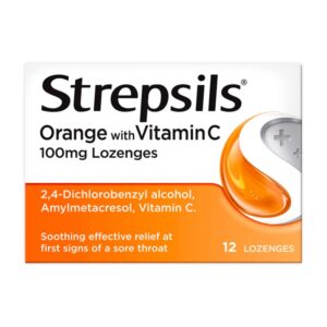 Strepsils Orange With Vitamin C 12's x 12