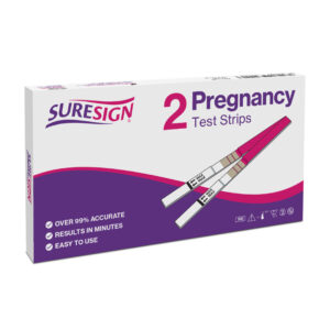 Suresign Pregnancy Testing Kit Twin Strip x 12