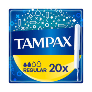 Tampax Regular 20's 0% vat x 8