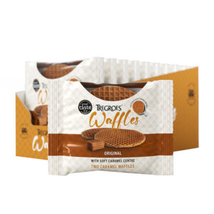 Tregroes Waffles with Caramel 2 Pack 0% vat in display of 10.