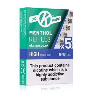 OK Menthol Cigalike Refills x 10