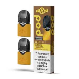 OK Vape Pod Refills Golden Tobacco - 2 Pack