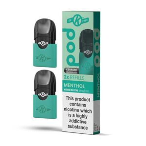 OK Vape Pod Refills Menthol - 2 Pack