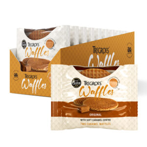 Tregroes Waffles with Caramel 2 Pack 0% vat in display of 10.
