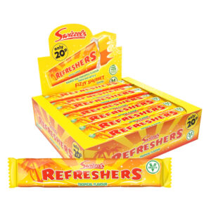 Swizzels Refreshers Tropical Chew Bars PM 20p 18g in display of 60
