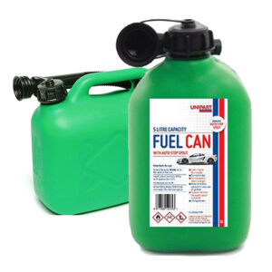 Unipart Fuel Can Green 5 Litre with auto stop spout