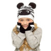 Kids Zebra Hat and Glove Set - 0% Vat - Image 2