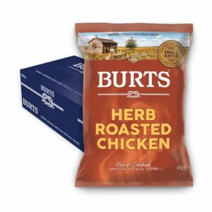 Burts Herb Roasted Chicken Chips 40g x 20