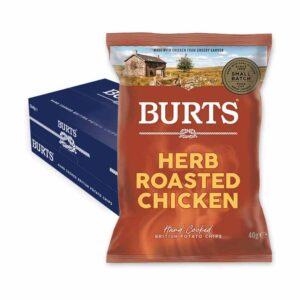 Burts Herb Roasted Chicken Chips 40g x 20