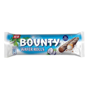 Bounty Wafer Rolls 22.5g in display of 24