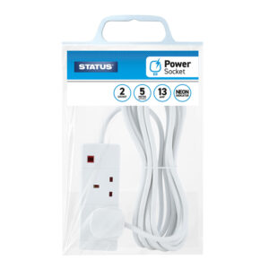 Status Extension Lead 2 Way 5 Metre Cable